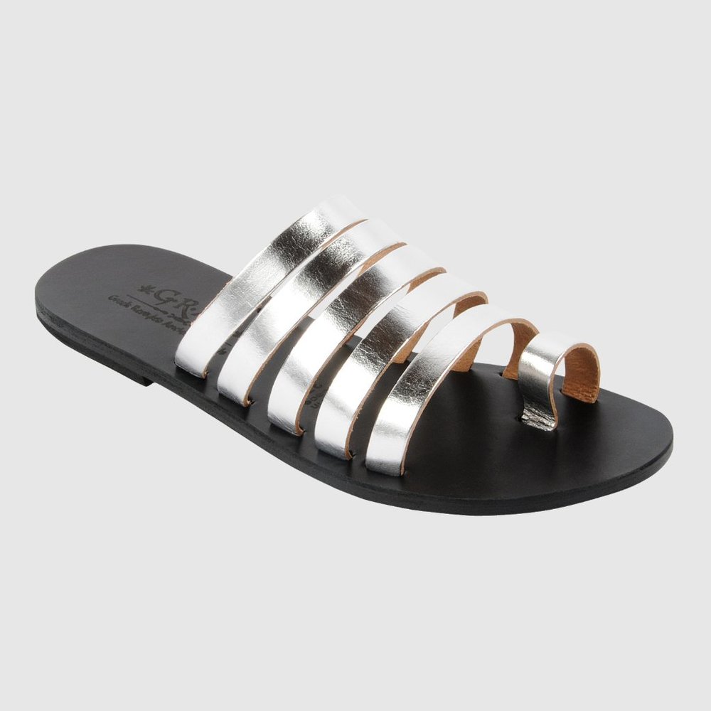 Greek Leather Sandal: Ekaterine
